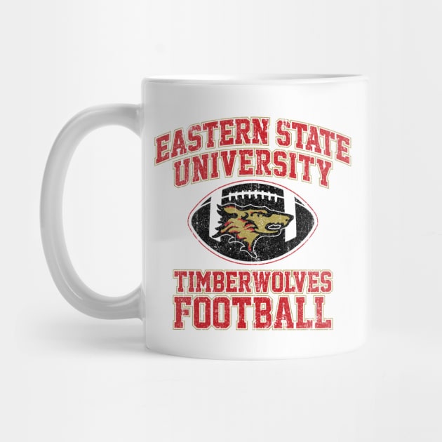Eastern State University Timberwolves Football (Variant) by huckblade